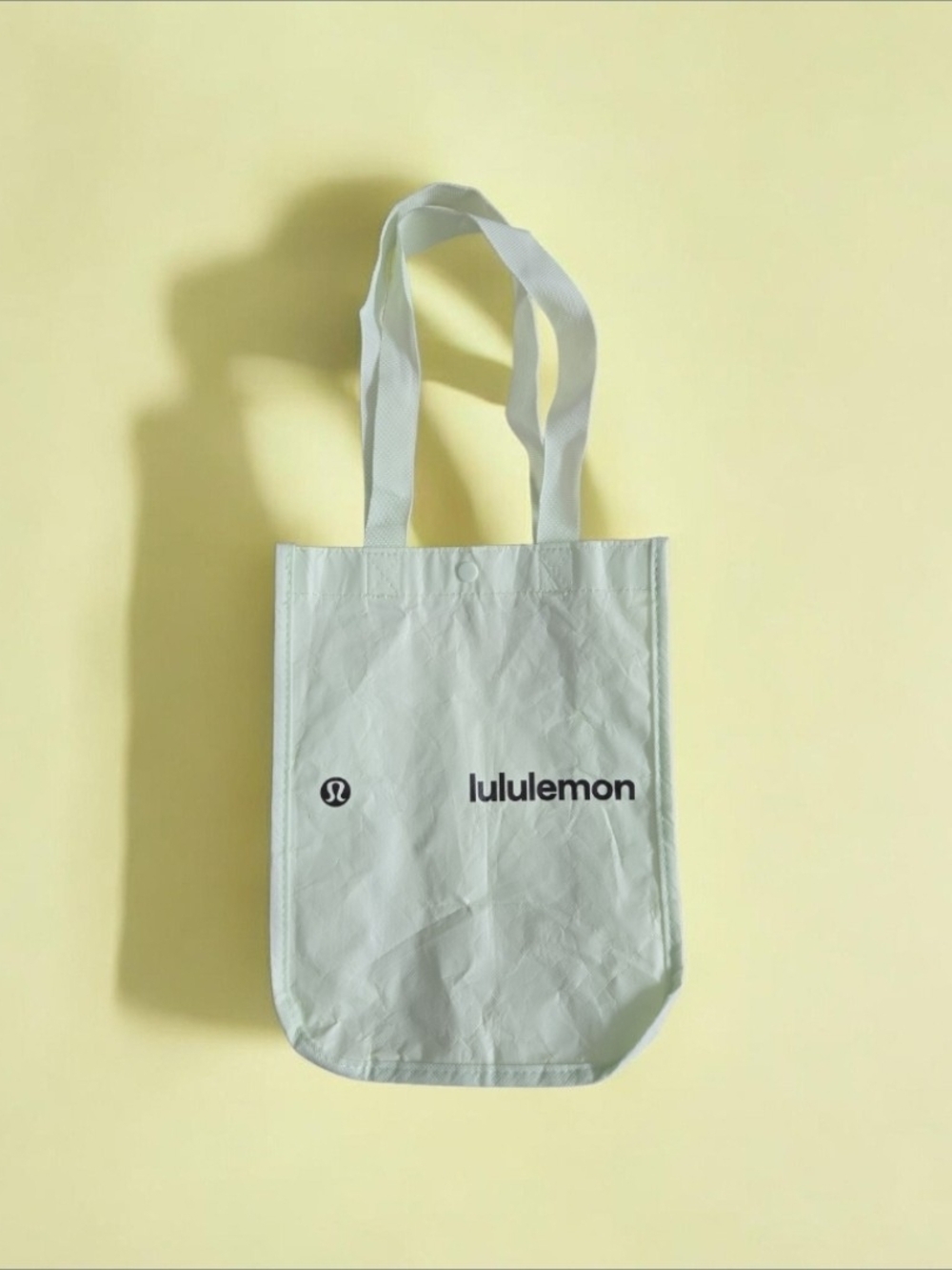 lululemon athletica White Logo Tote